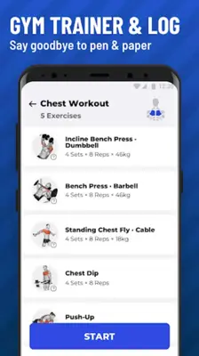 Gym Workout Tracker Gym Log android App screenshot 7